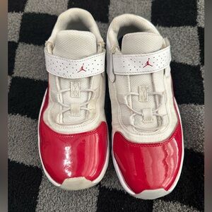 Kids' Jordan Red & White Cherry Bomb Sneakers size 2Y